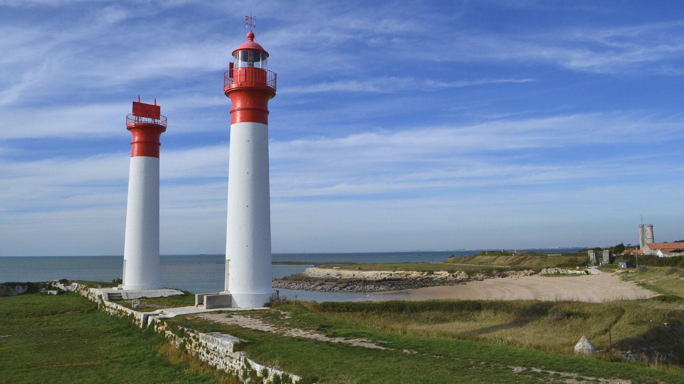 Lighthouses on Île d'Aix