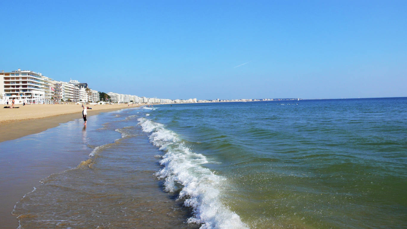 Beach in La Baule