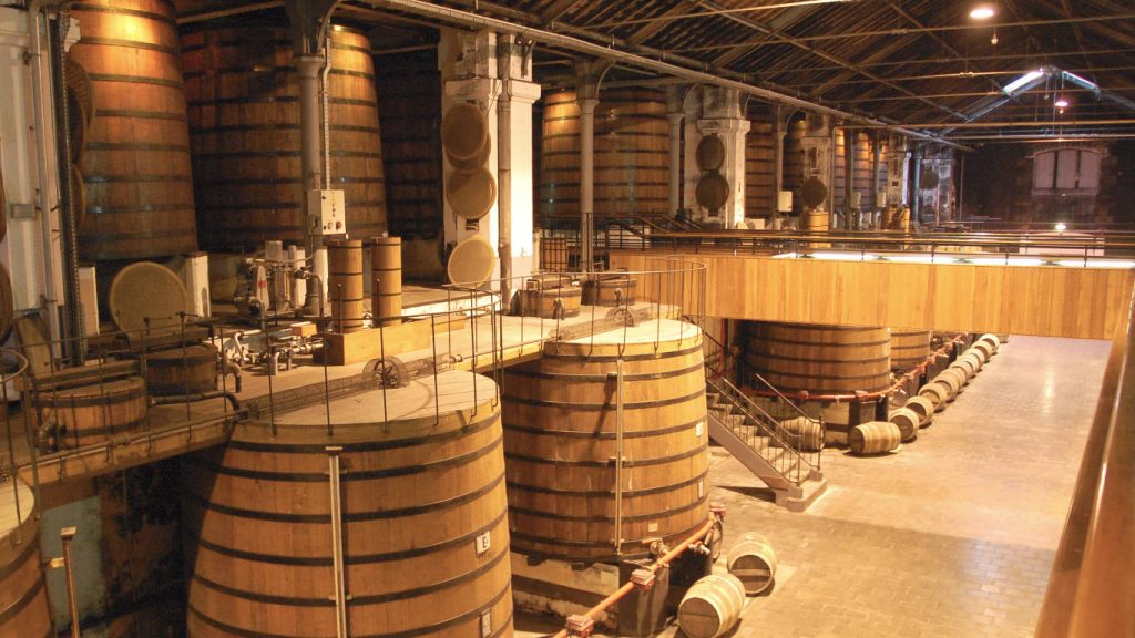 Cognac production