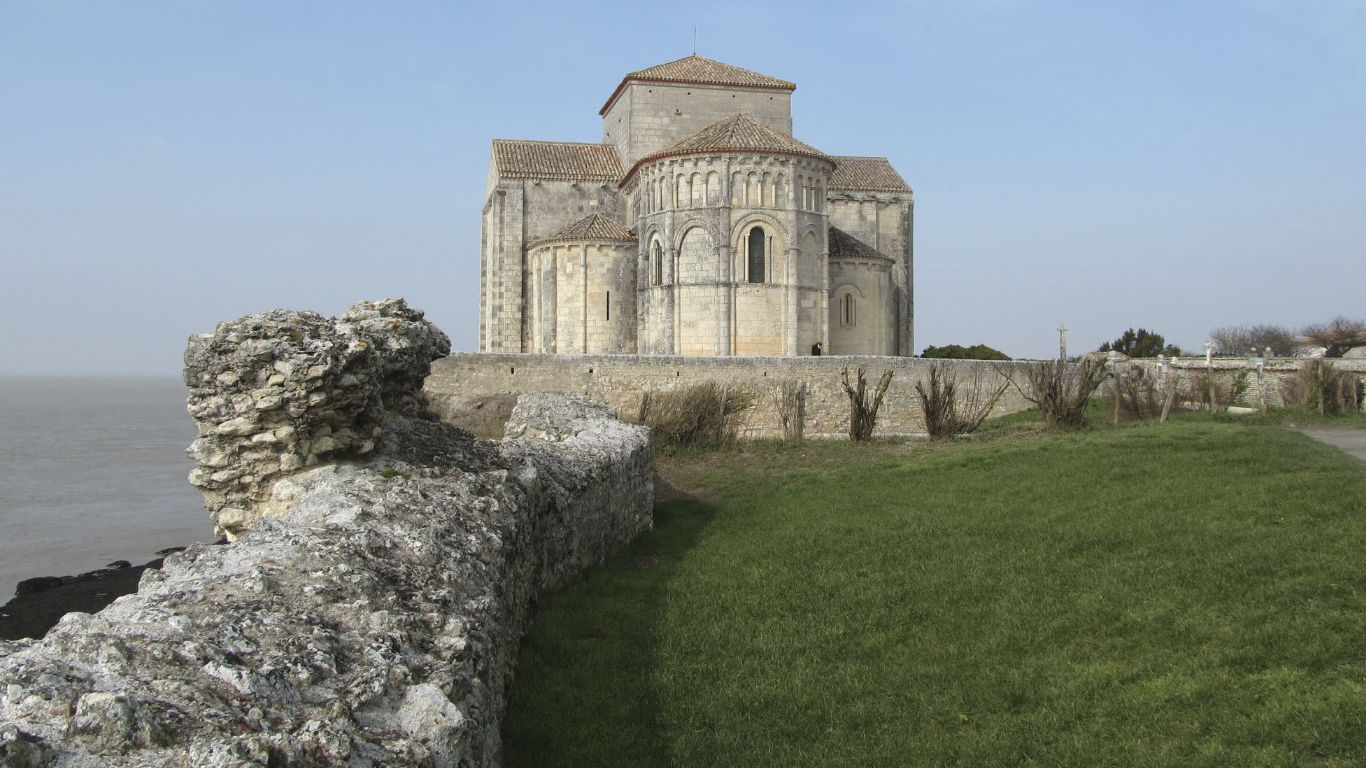 Saint Radegonde church in Talmont-sur-gironde
